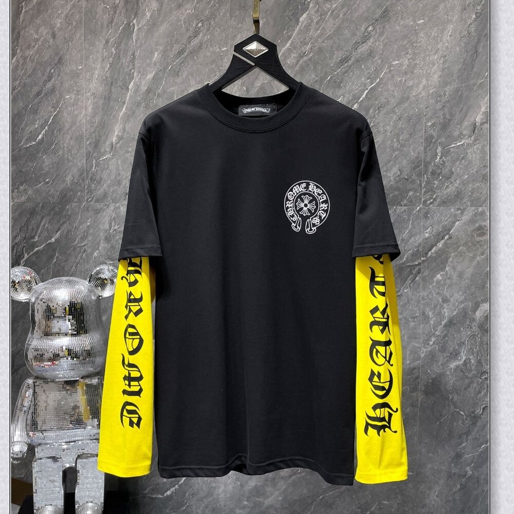 Chrome Hearts Rainbow Cross Layered Long Sleeve Tee